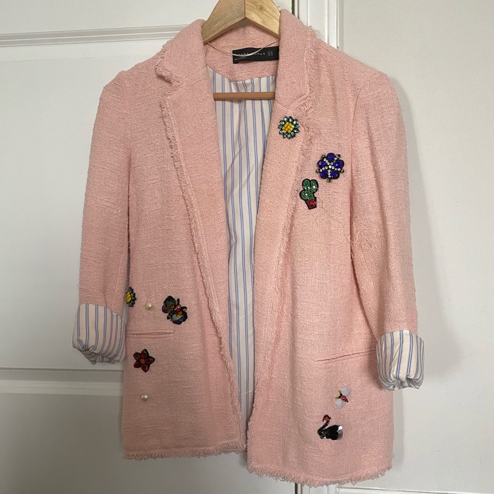 Zara Distressed Blazer